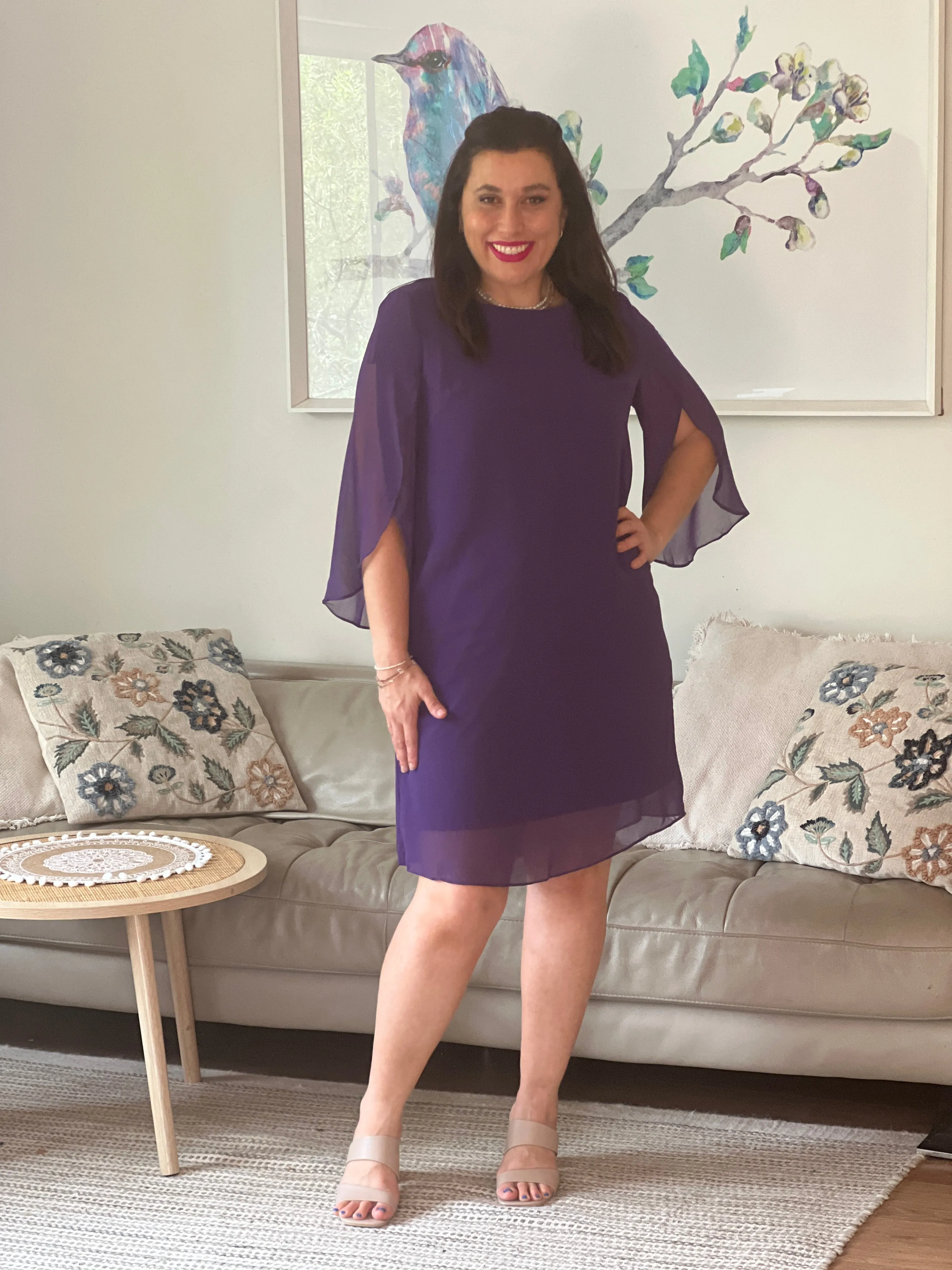 Shila Purple Evening Dress