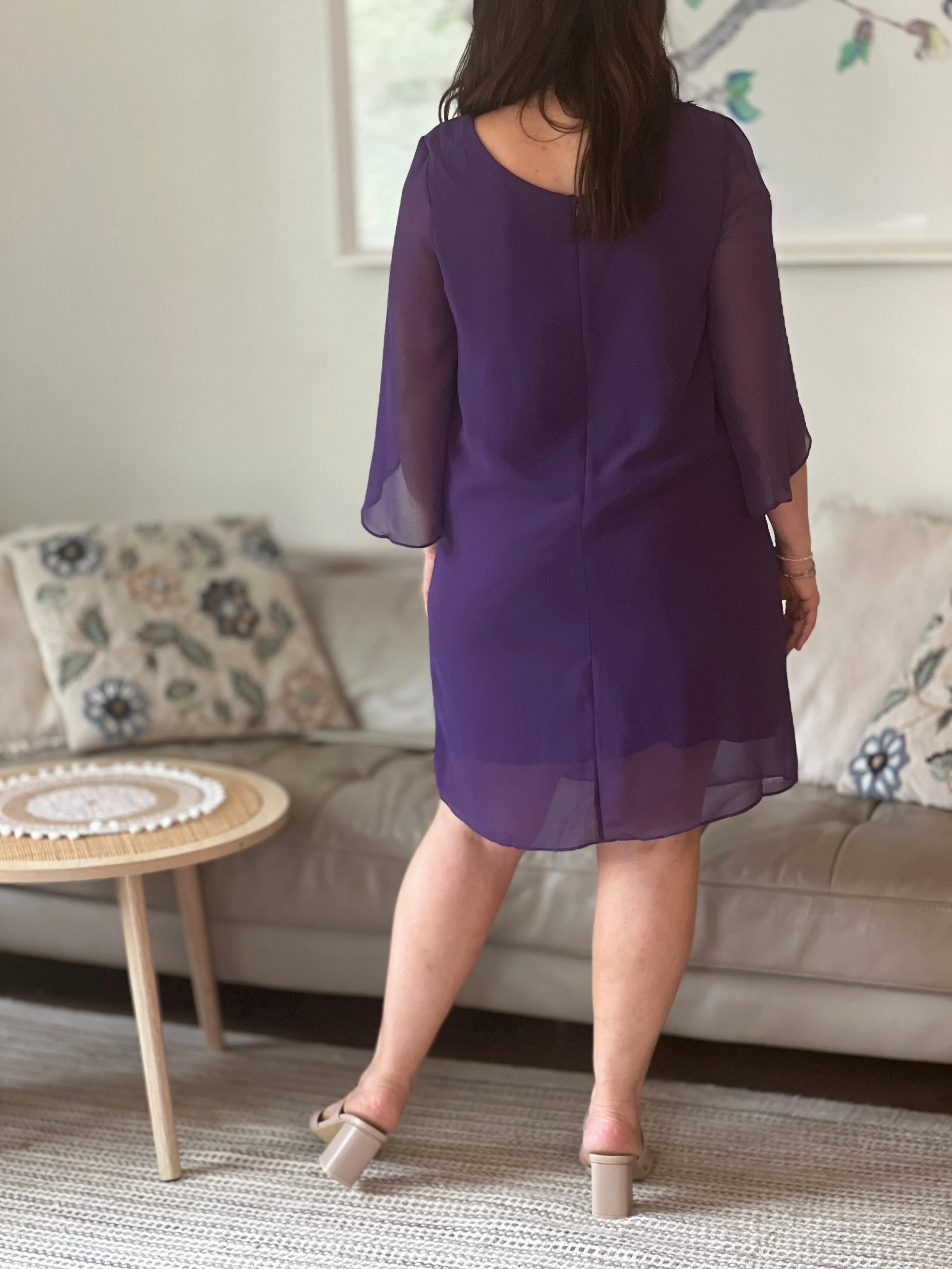 Shila Purple Evening Dress