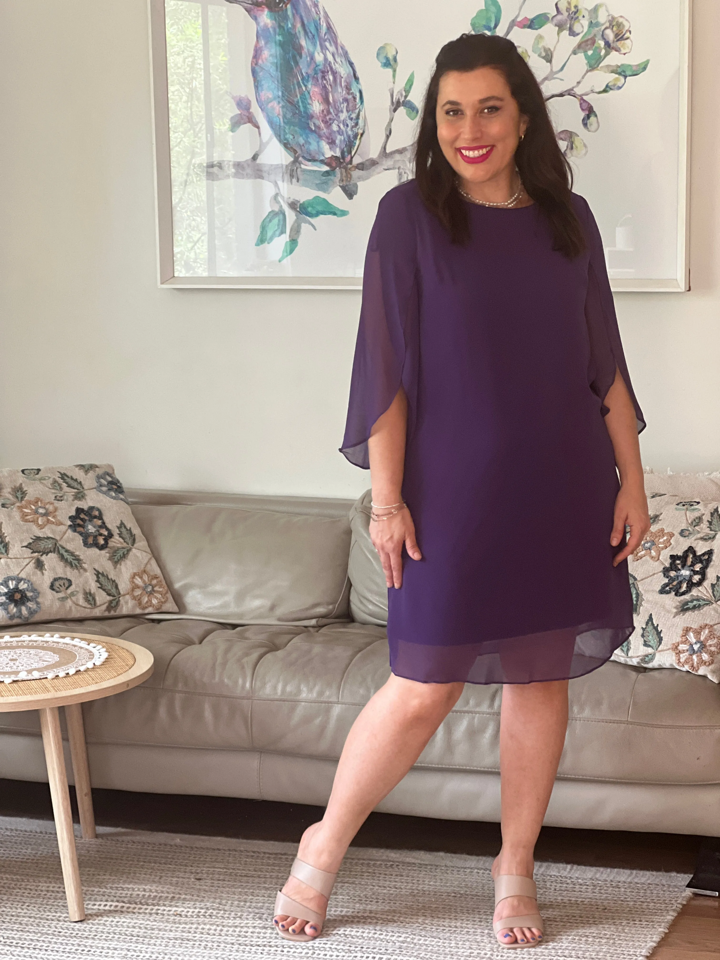 Shila Purple Evening Dress