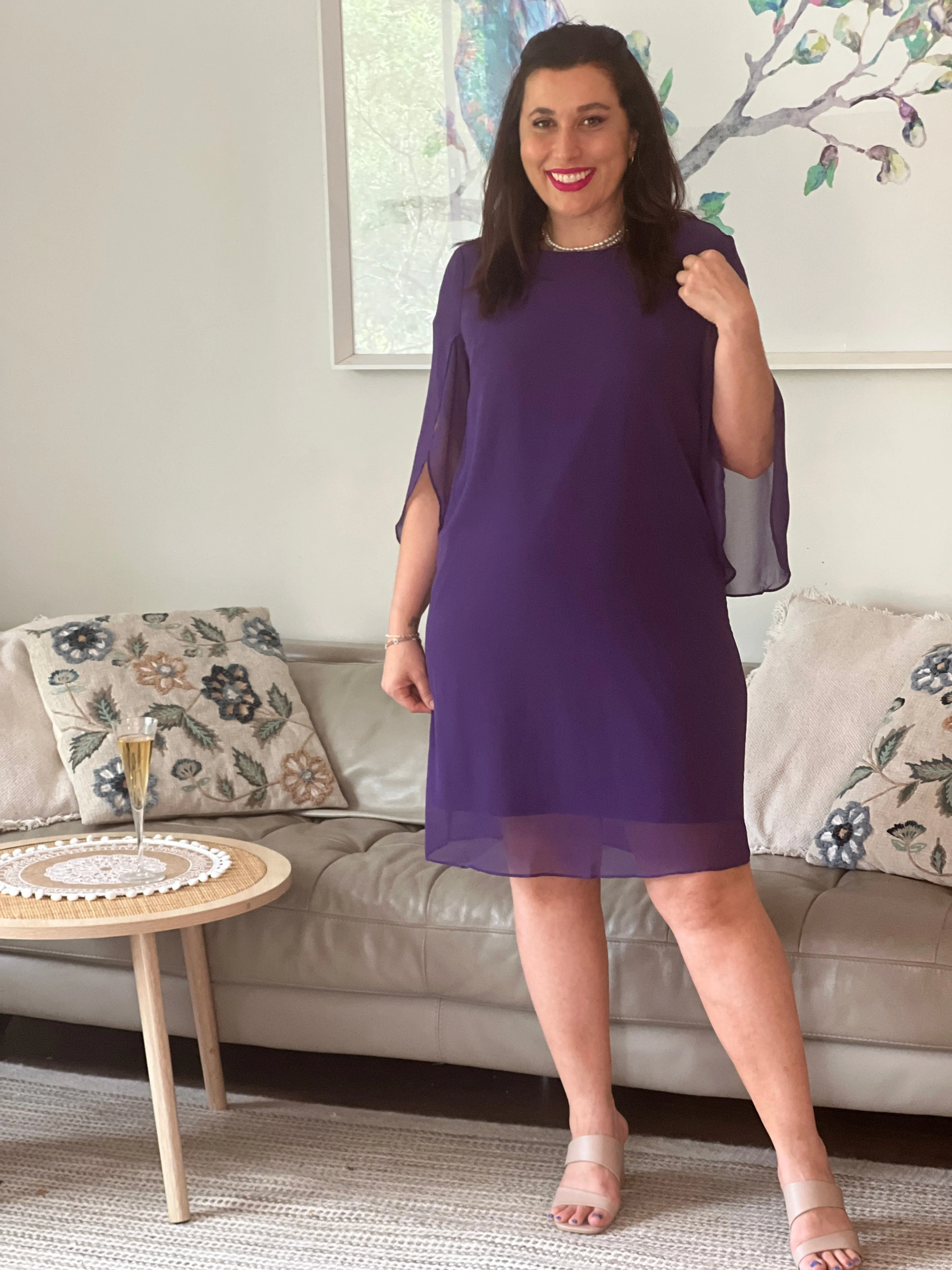 Shila Purple Evening Dress