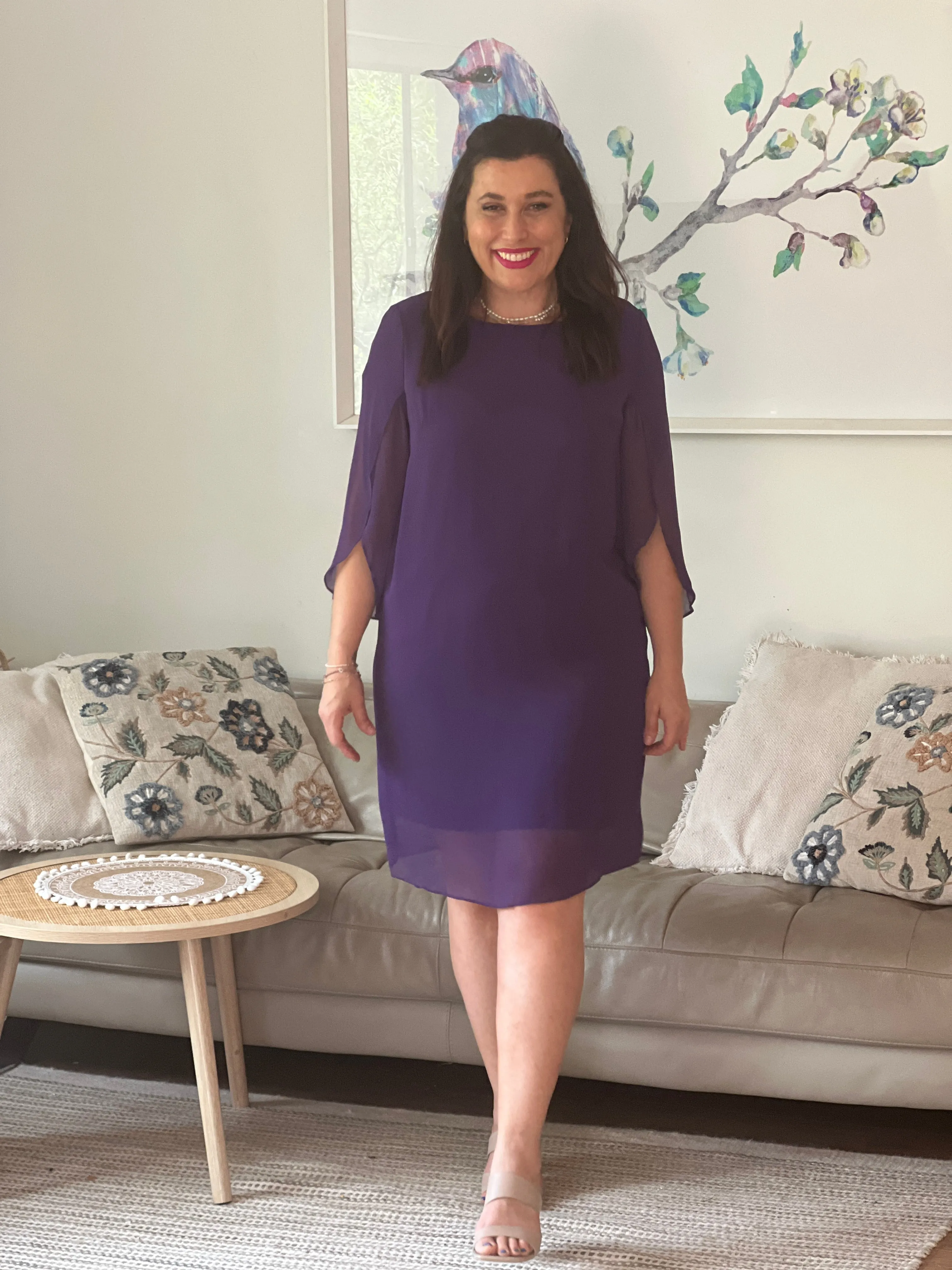 Shila Purple Evening Dress