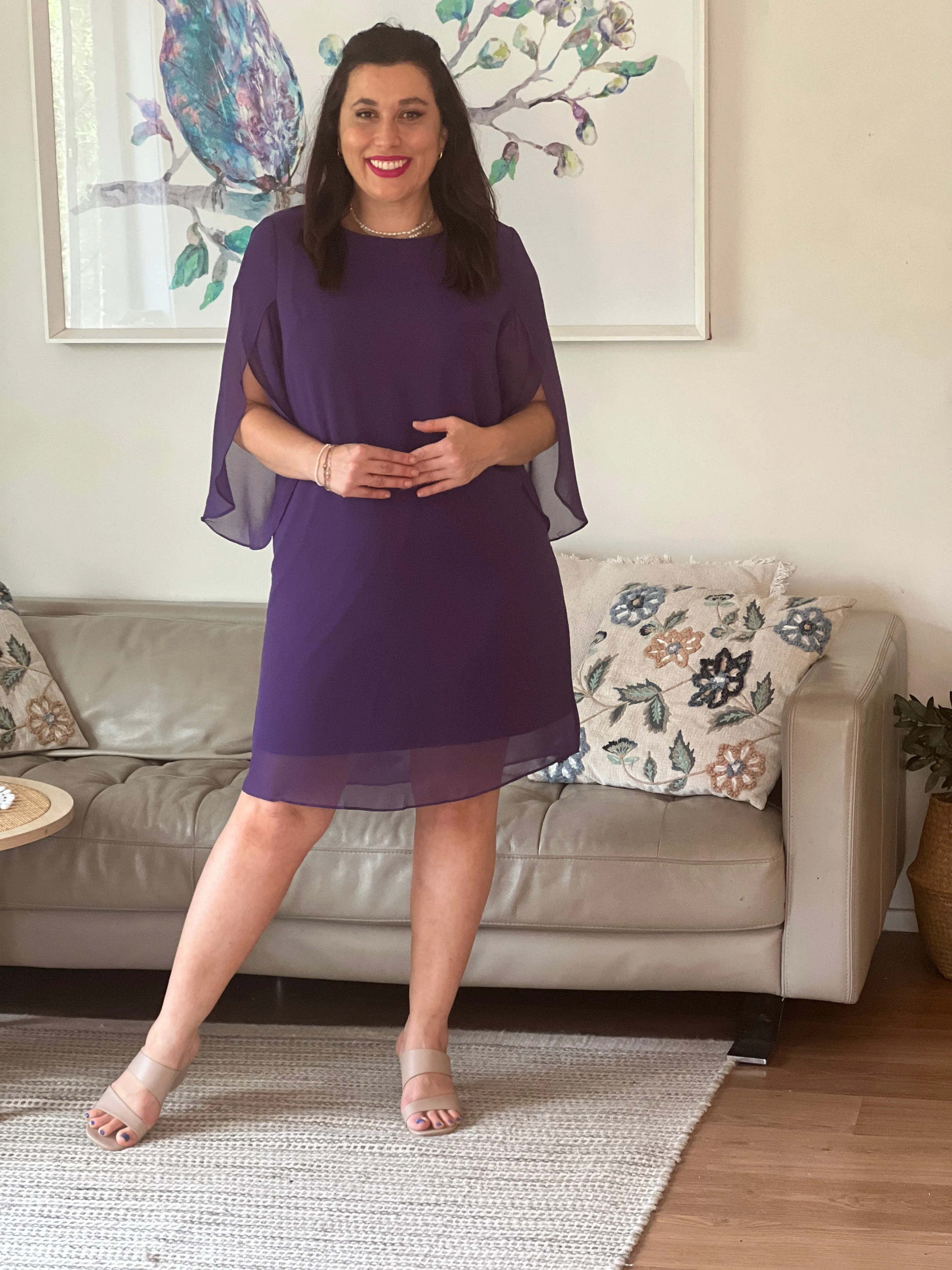 Shila Purple Evening Dress