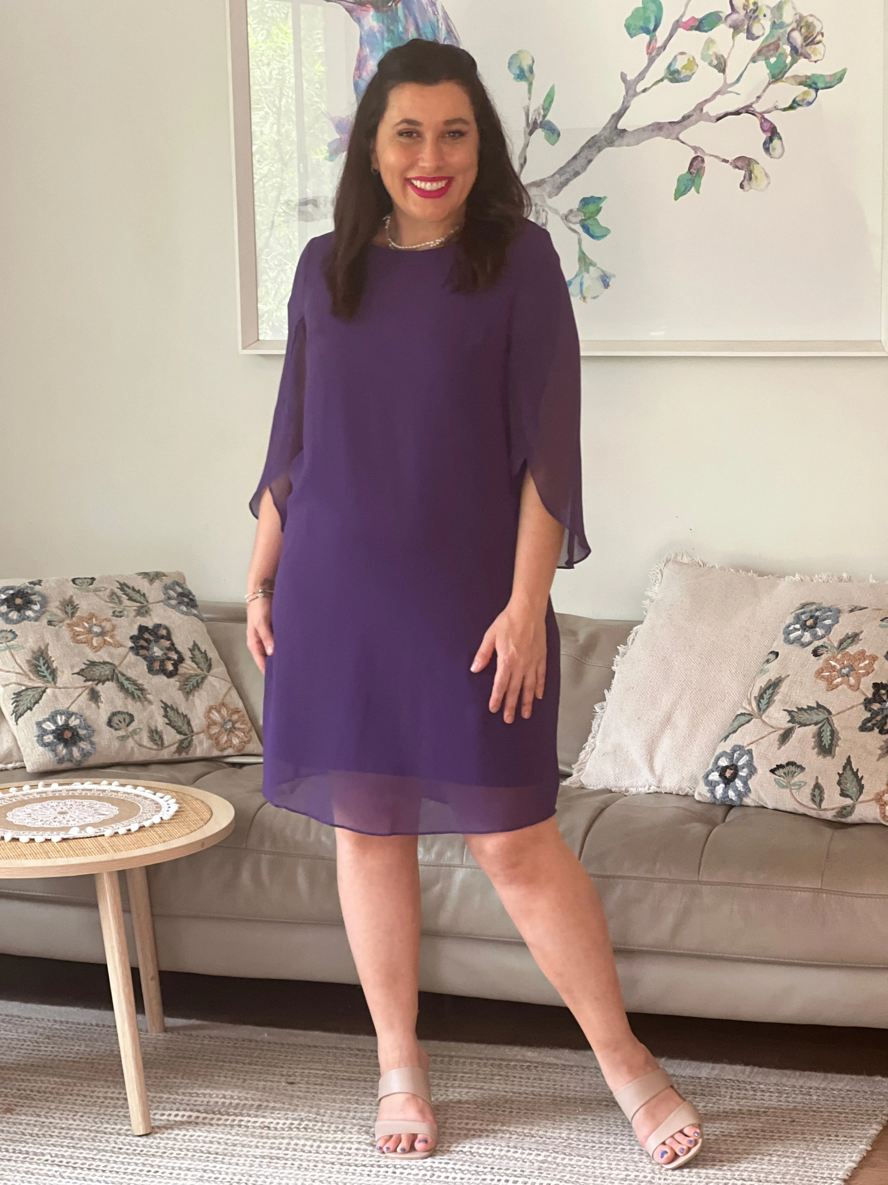 Shila Purple Evening Dress