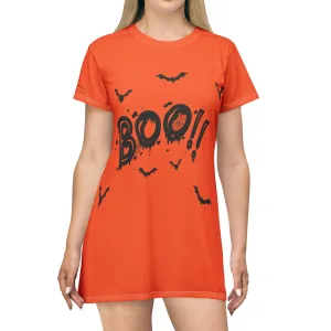 Shirtdress, Orange Boo-Bat