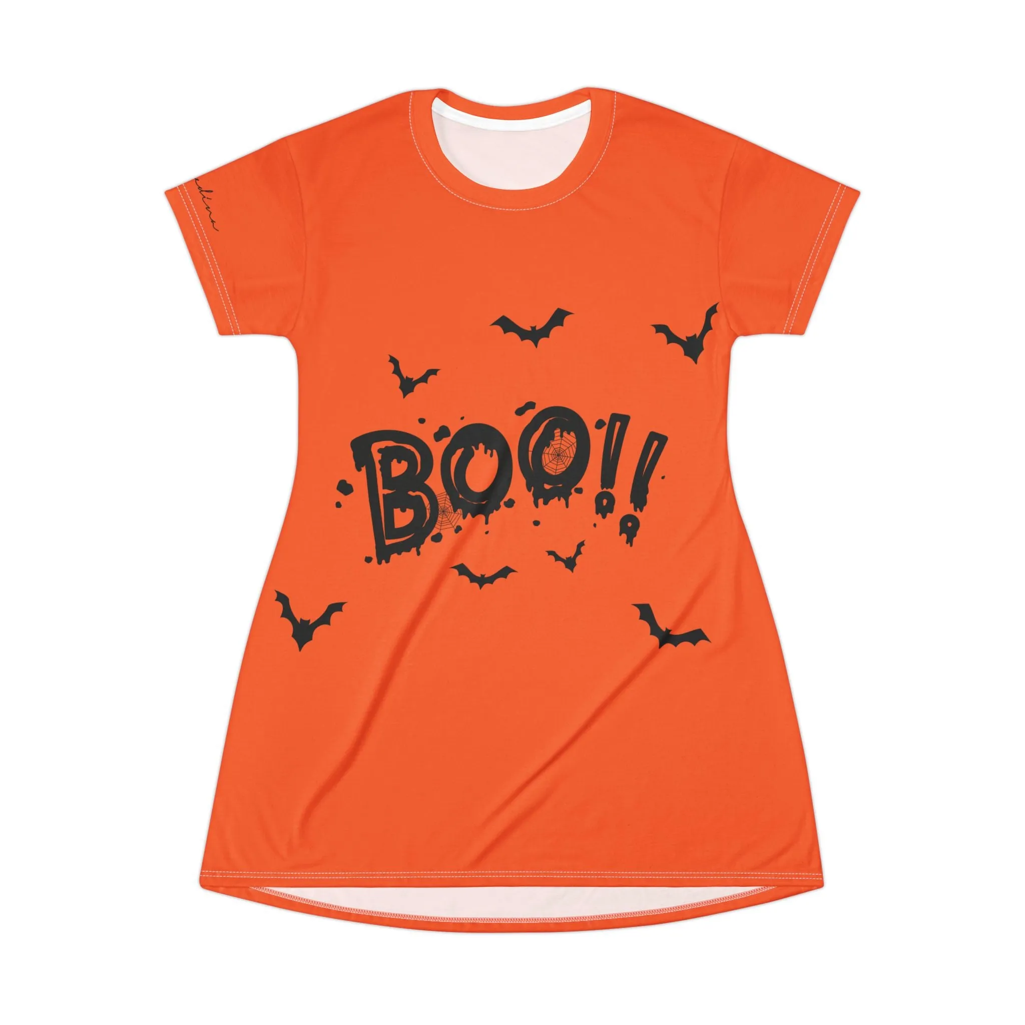 Shirtdress, Orange Boo-Bat