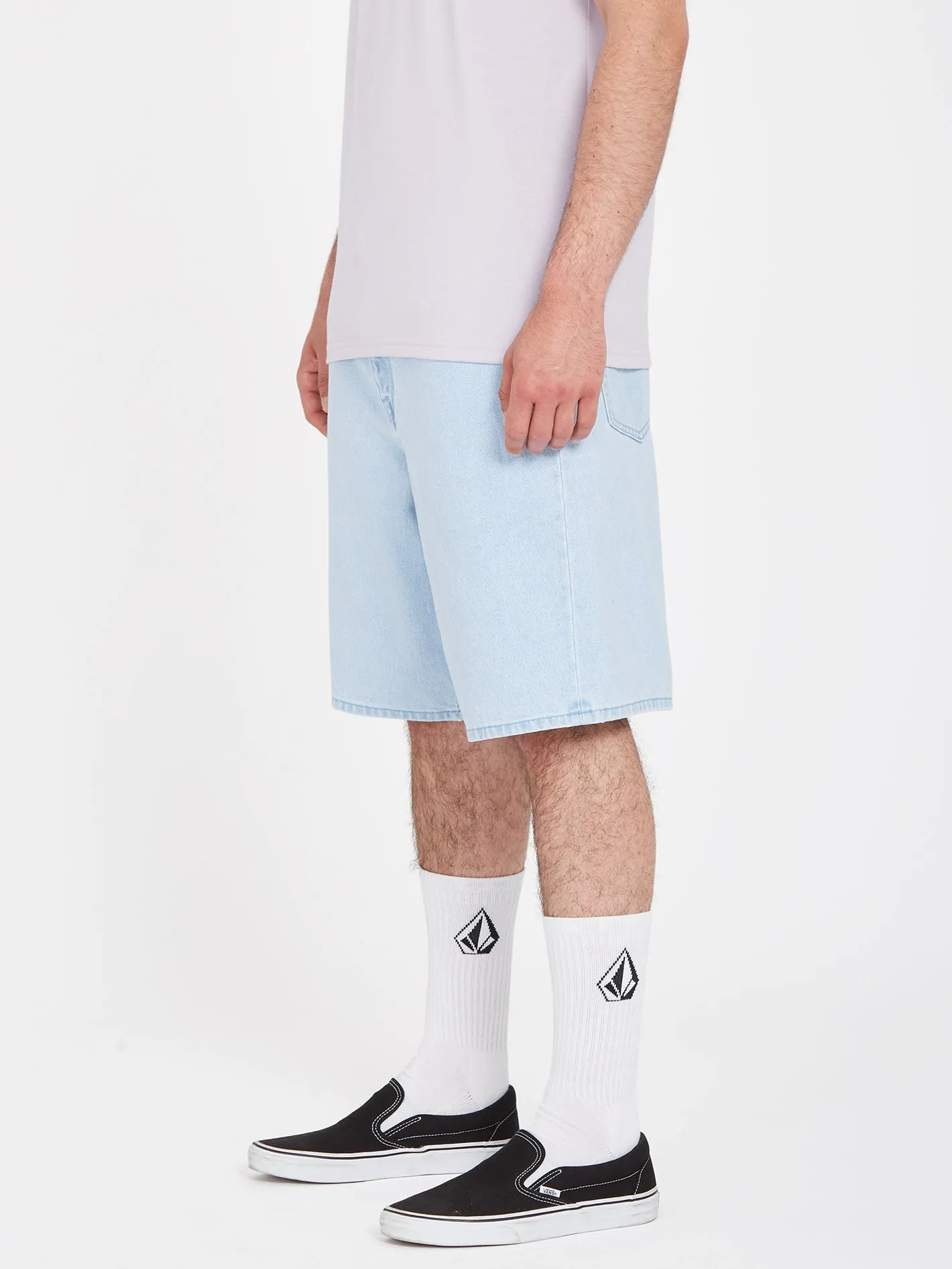 Short Billow Denim - LIGHT BLUE
