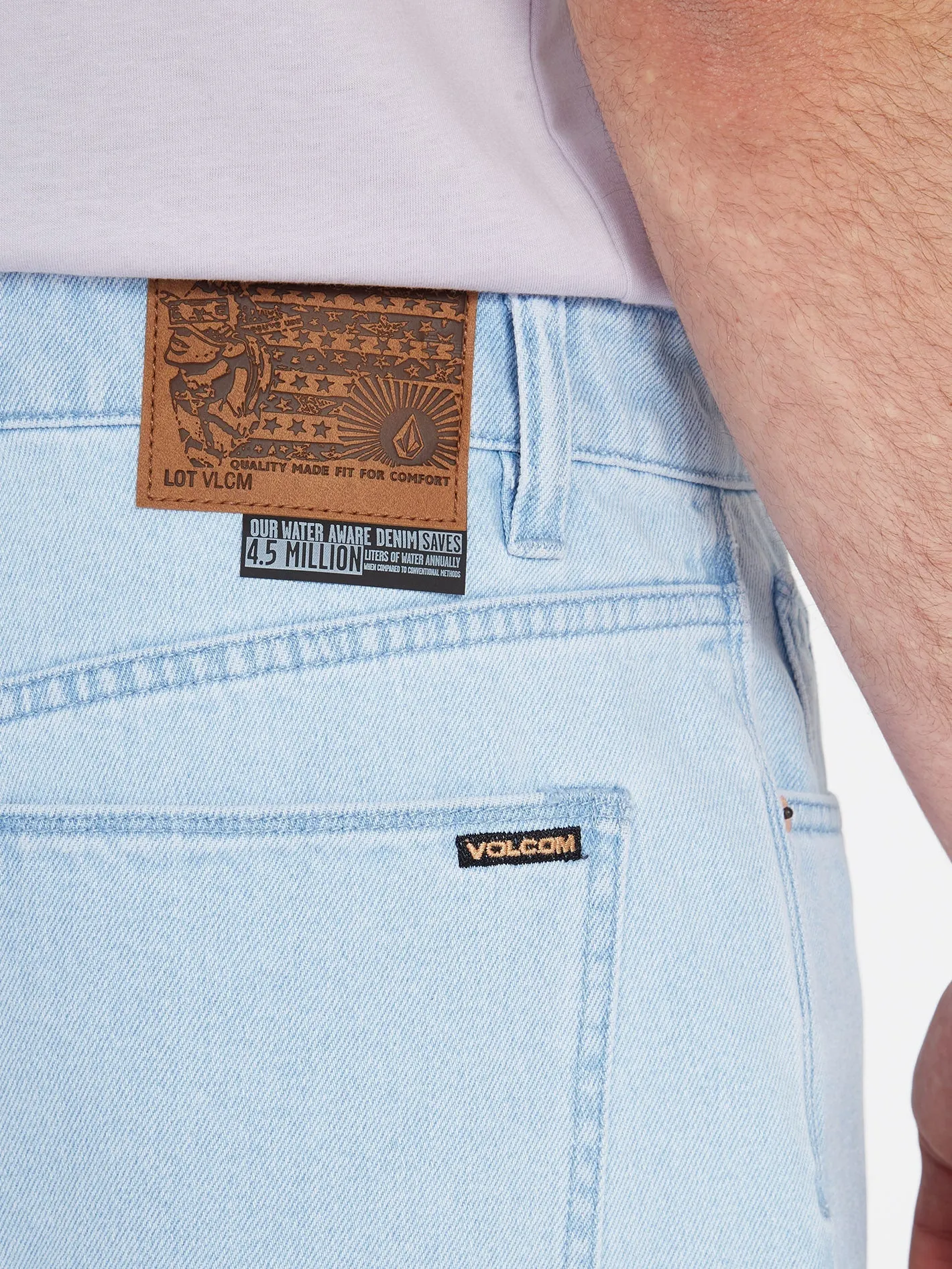 Short Billow Denim - LIGHT BLUE