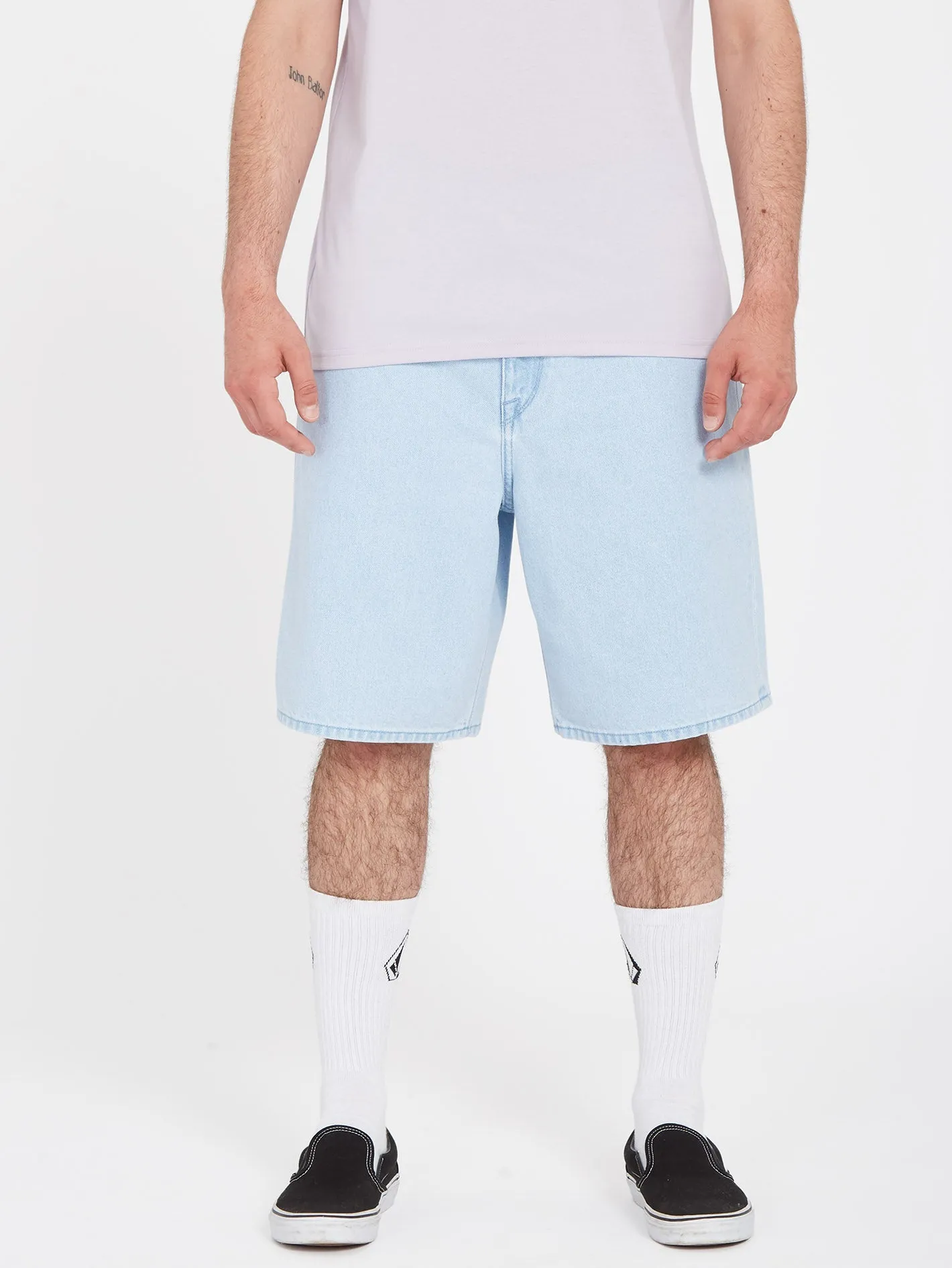 Short Billow Denim - LIGHT BLUE