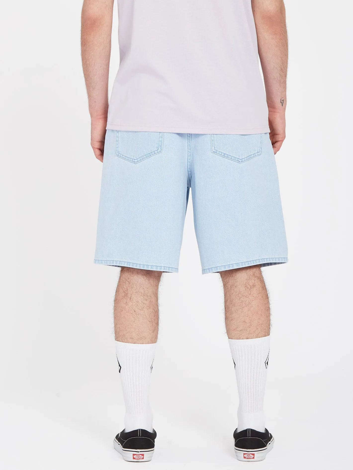 Short Billow Denim - LIGHT BLUE