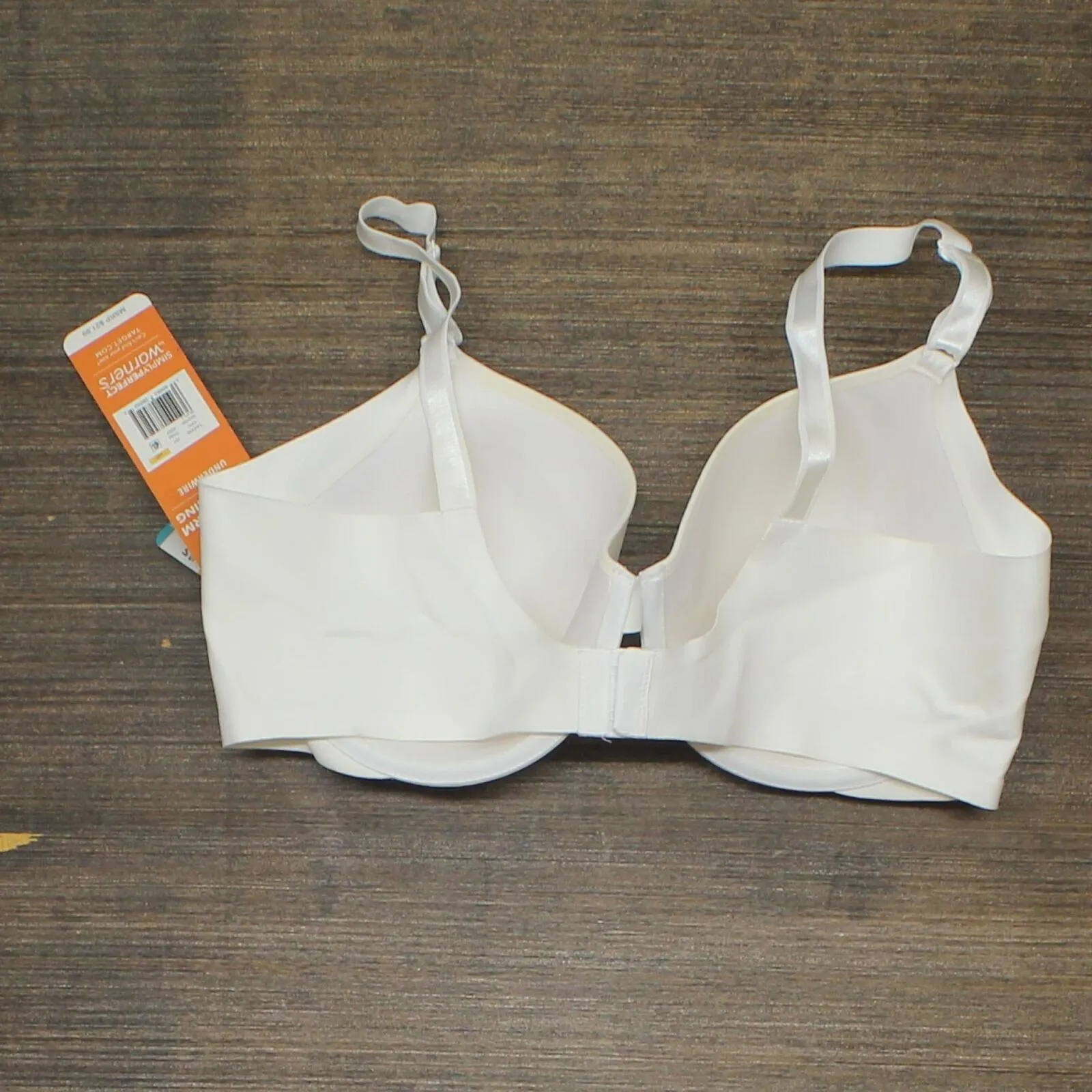 Simply Perfect by Warner's Underarm Smoothing Underwire Bra TA4356 White 40C