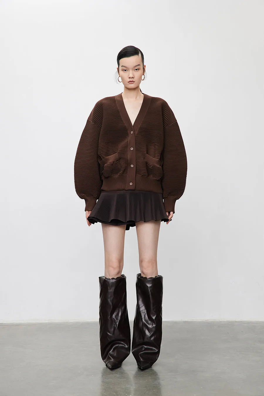 Skirt / JNBY Miao-inspired Wrap Miniskirt