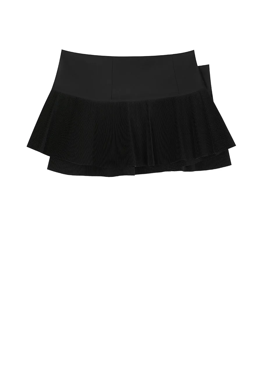 Skirt / JNBY Miao-inspired Wrap Miniskirt