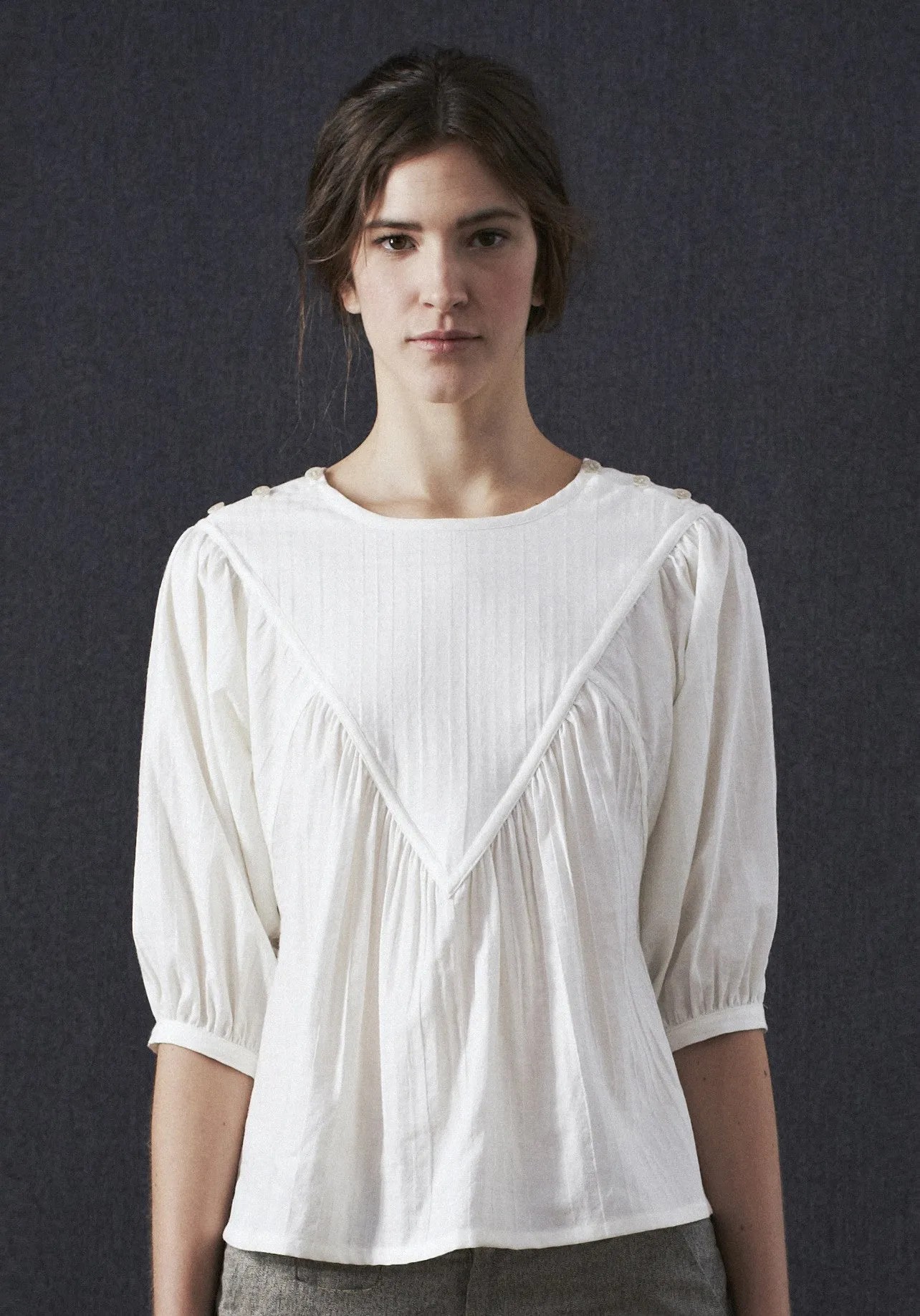 Smock Top (Circle Cotton)