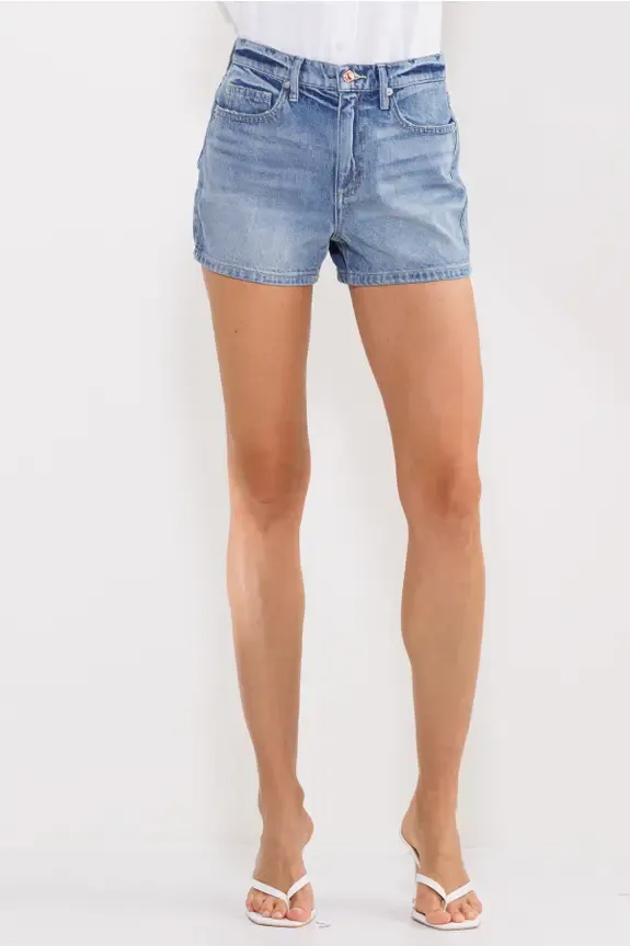 Sneak Peek 90s High Rise Denim Shorts