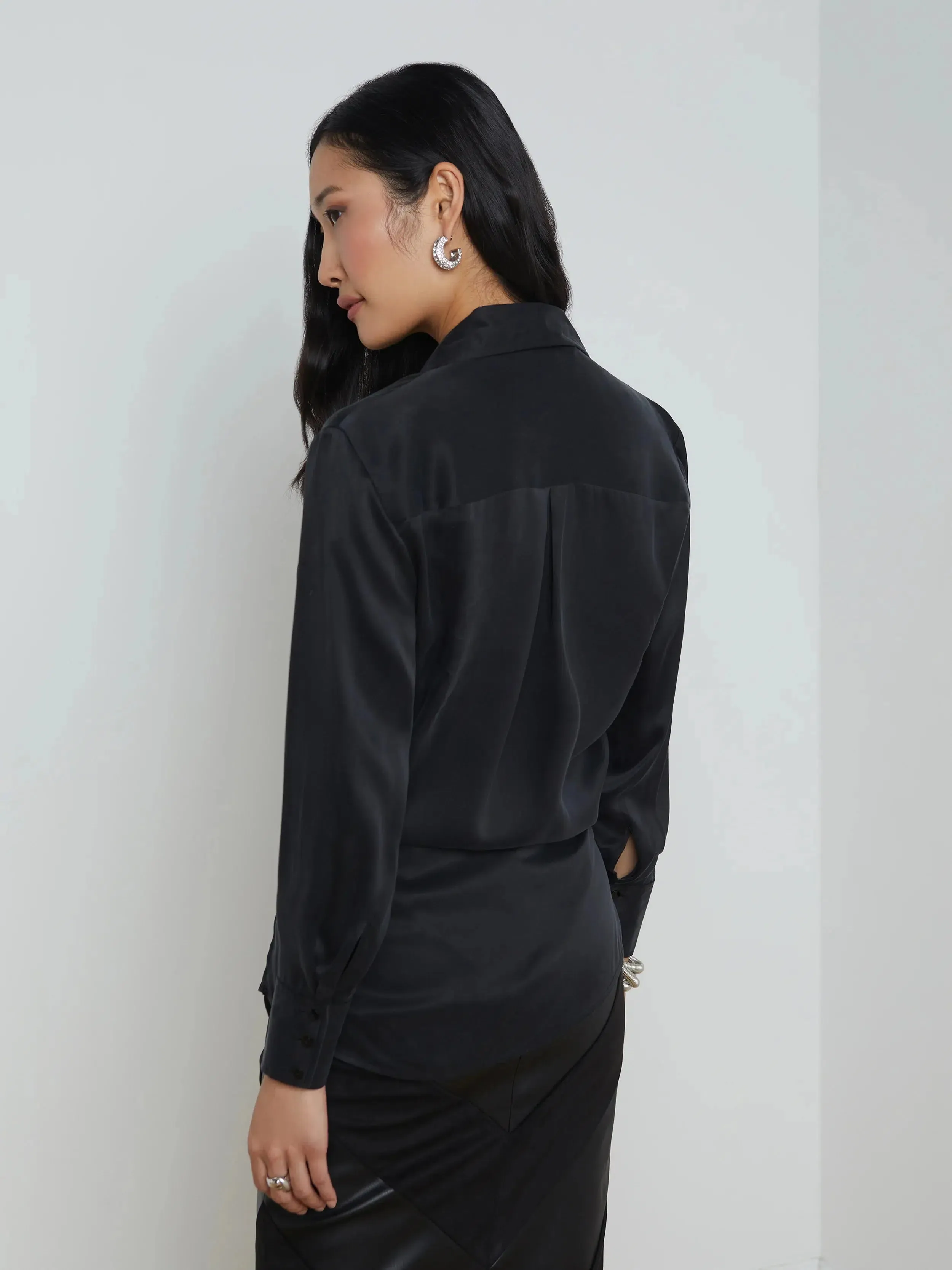 Sora Wrap Front Blouse