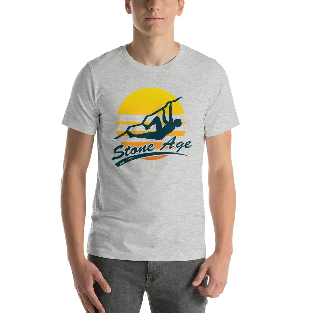 Stone Age Men's Retro Logo T-Shirt - Print on Demand
