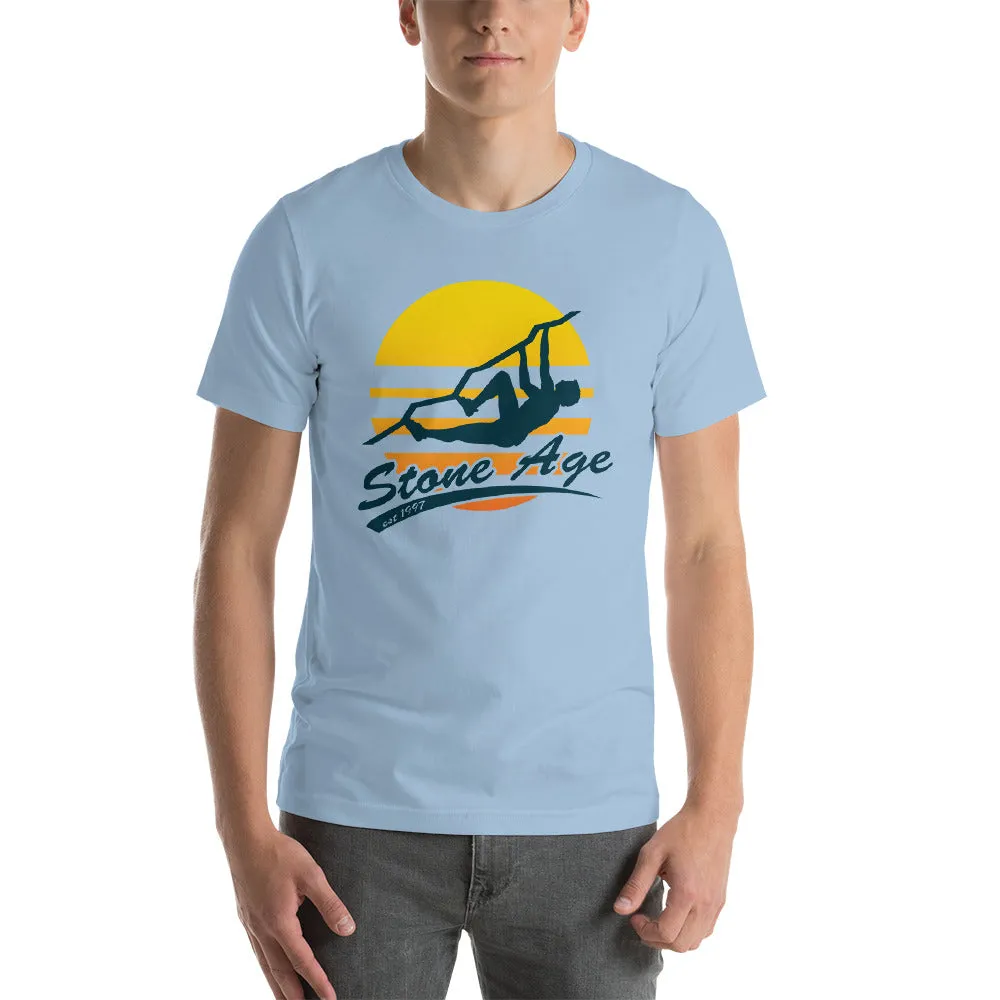 Stone Age Men's Retro Logo T-Shirt - Print on Demand