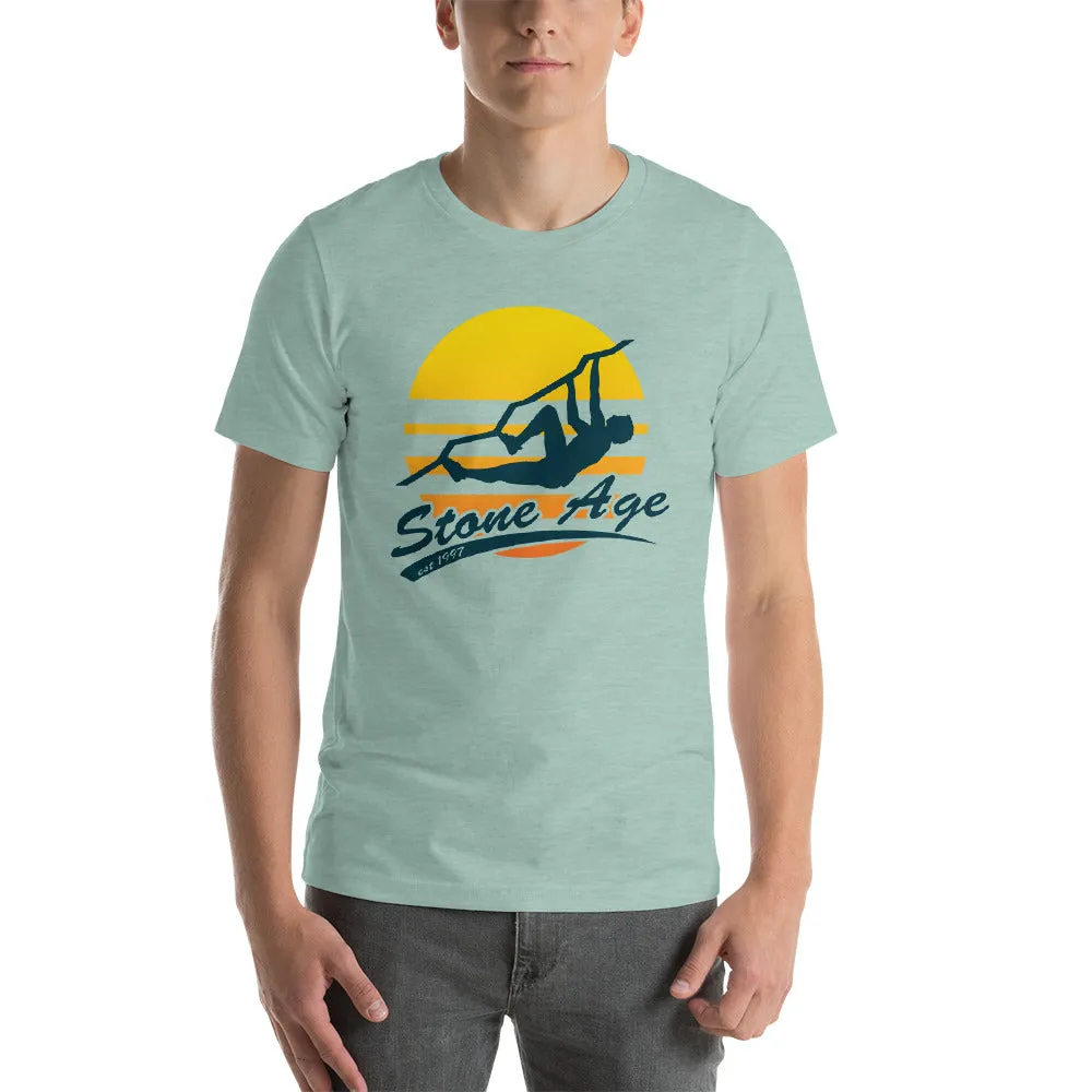 Stone Age Men's Retro Logo T-Shirt - Print on Demand