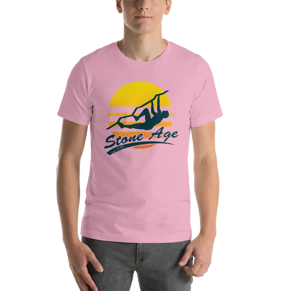Stone Age Men's Retro Logo T-Shirt - Print on Demand