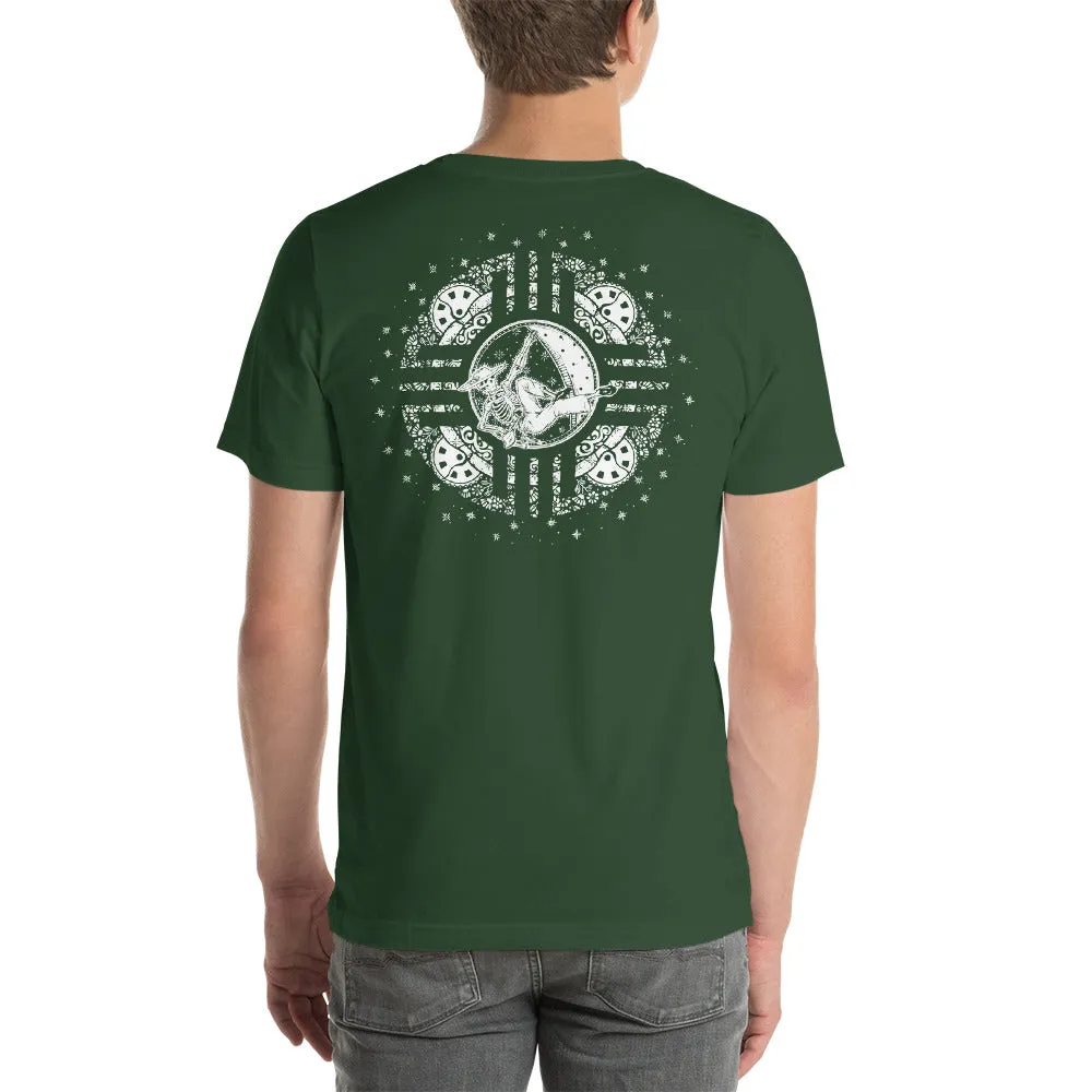 Stone Age Men's Zia Skeleton T-Shirt - Print on Demand