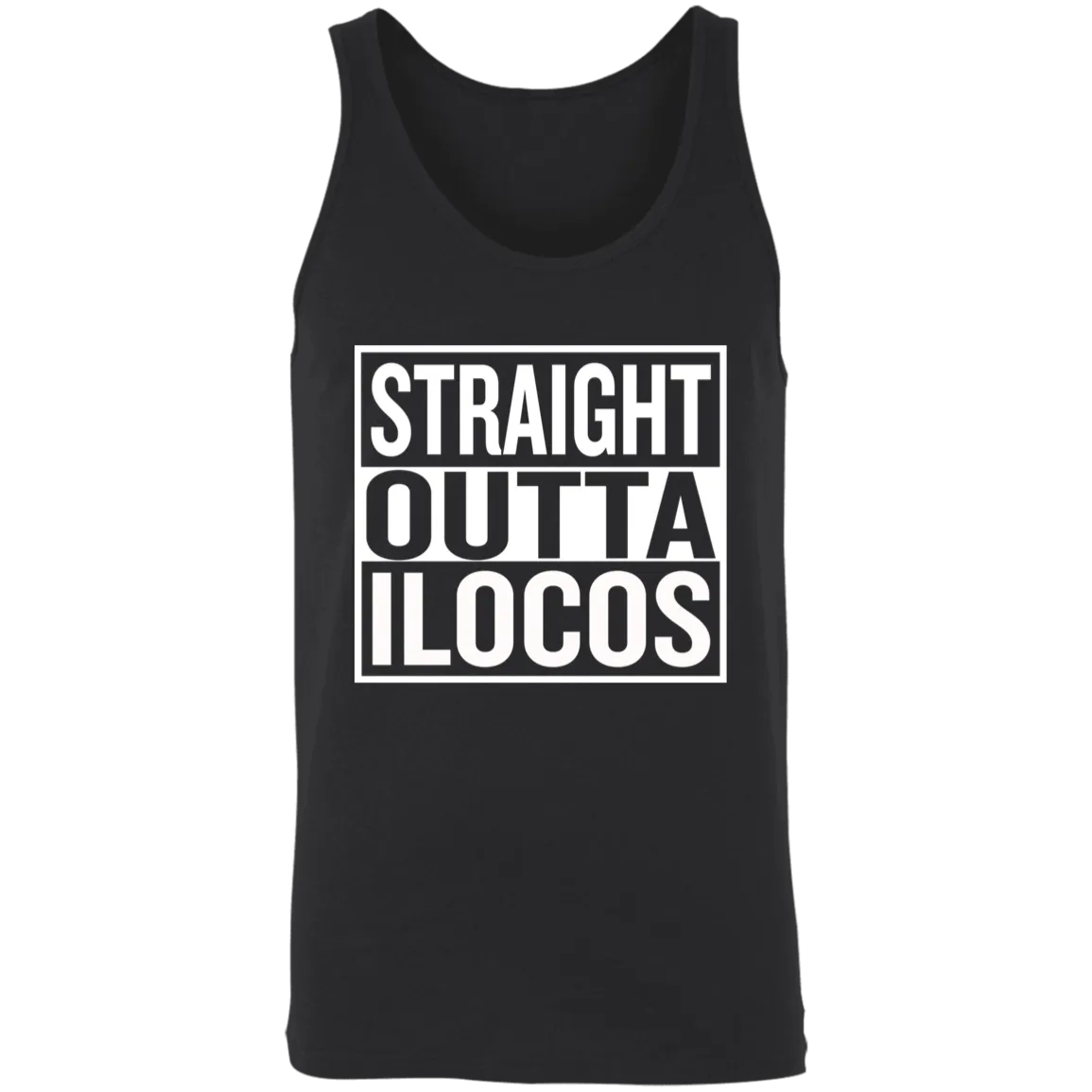 Straight Outta Ilocos Unisex Cotton Tank Top