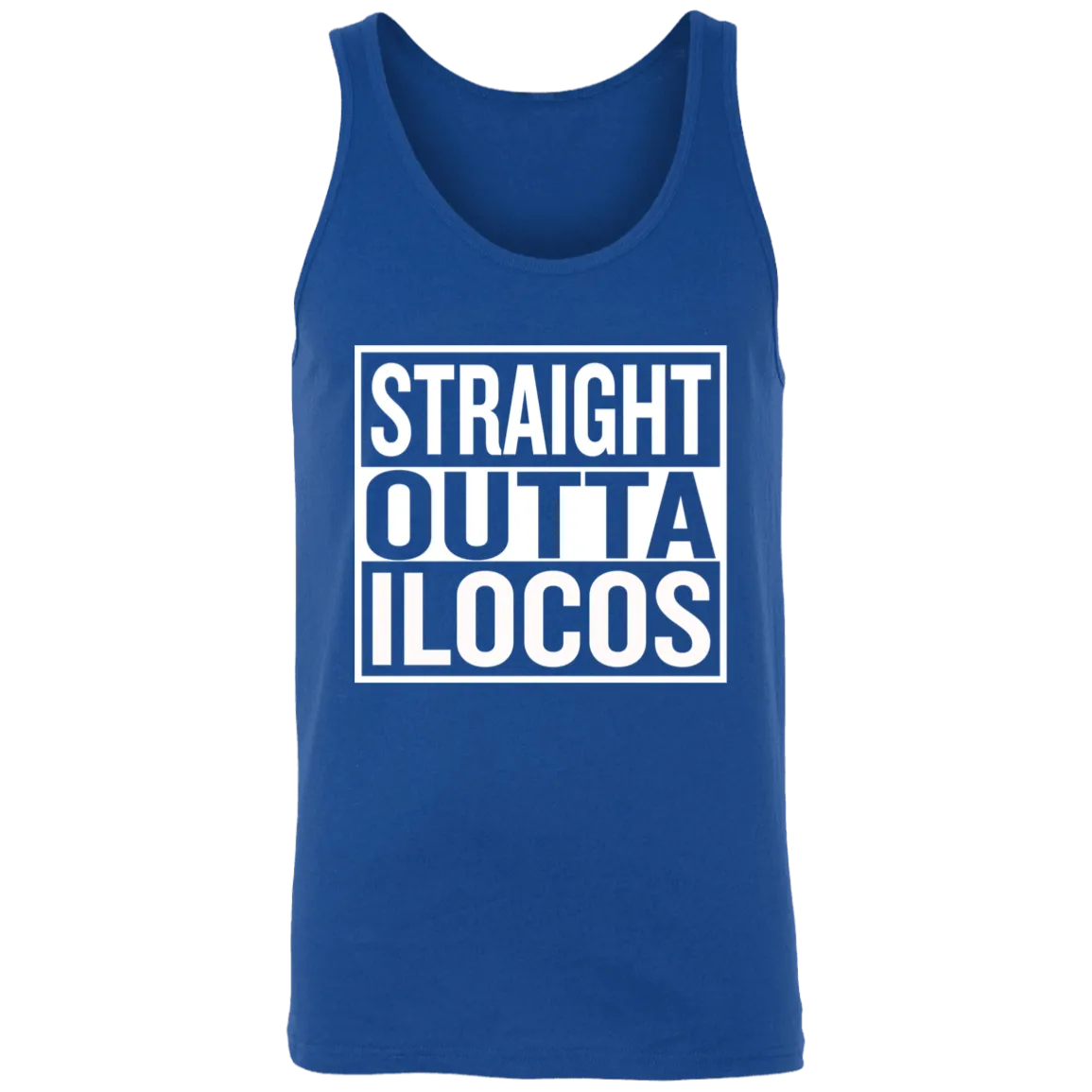 Straight Outta Ilocos Unisex Cotton Tank Top