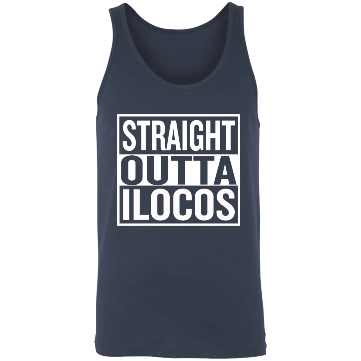 Straight Outta Ilocos Unisex Cotton Tank Top