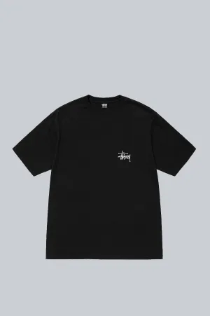 STUSSY BASIC PIGMENT DYED TEE BLACK