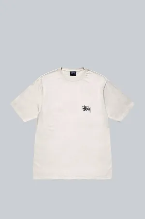 STUSSY BASIC PIGMENT DYED TEE NATURAL