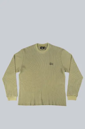 STUSSY BASIC STOCK LS THERMAL OLIVE