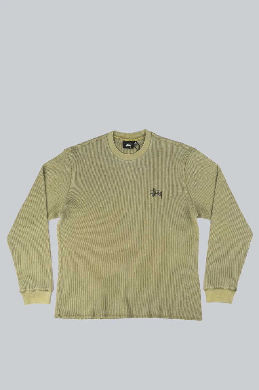 STUSSY BASIC STOCK LS THERMAL OLIVE