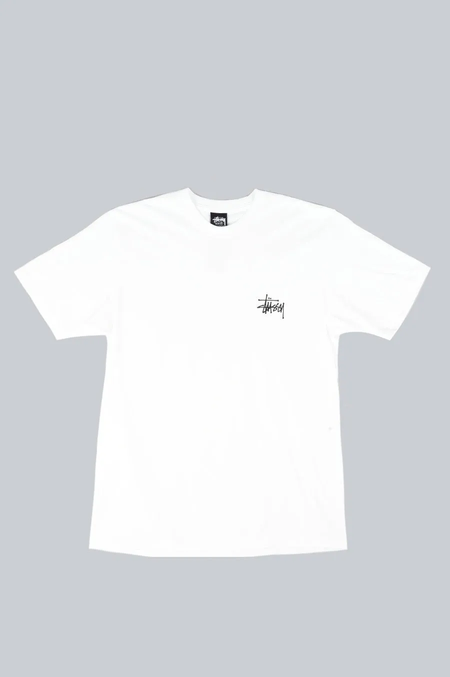 STUSSY BASIC TEE WHITE