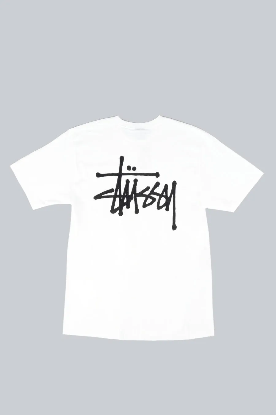 STUSSY BASIC TEE WHITE
