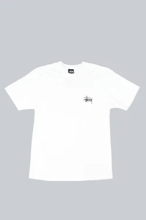 STUSSY BASIC TEE WHITE