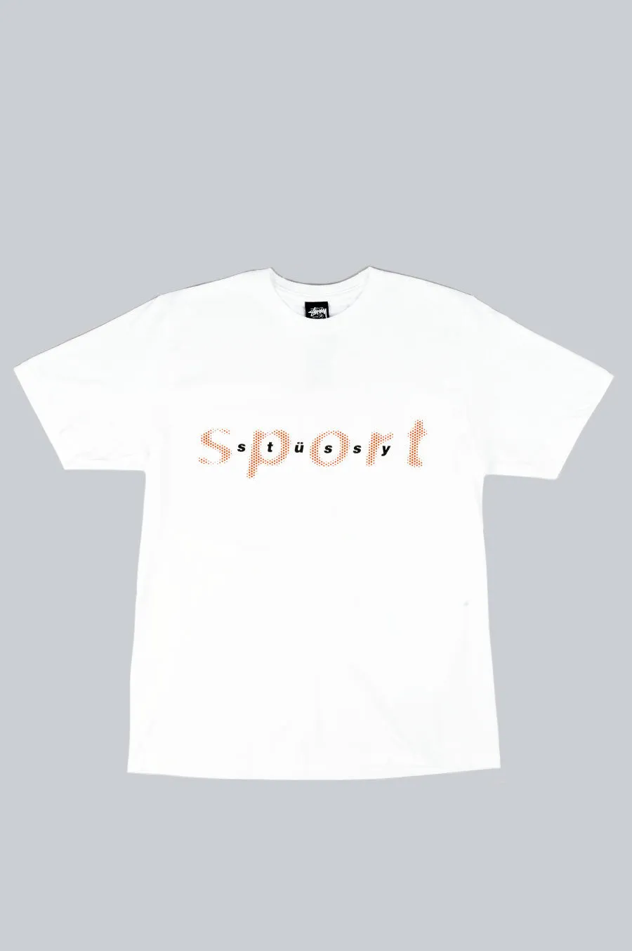 STUSSY DOT SPORT TEE WHITE