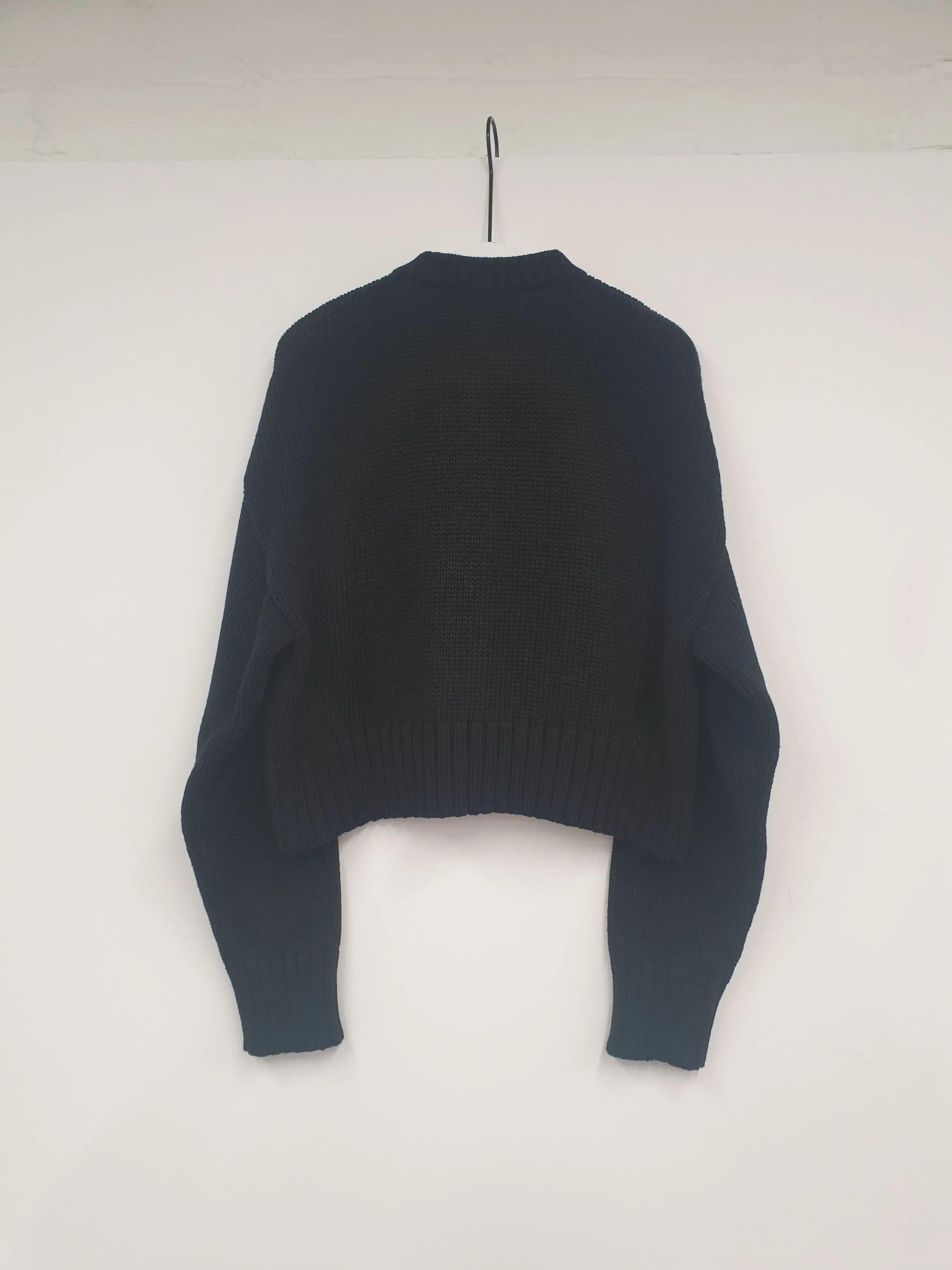Sugi Organic Cotton Cardigan in Black