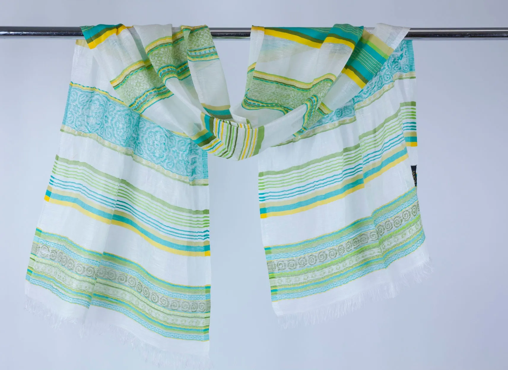 Summer Striped Scarf
