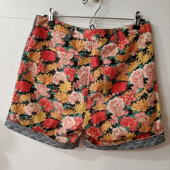 Sundance Kalini Linen Blend Shorts Size S