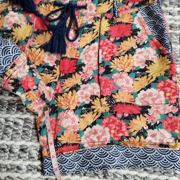 Sundance Kalini Linen Blend Shorts Size S