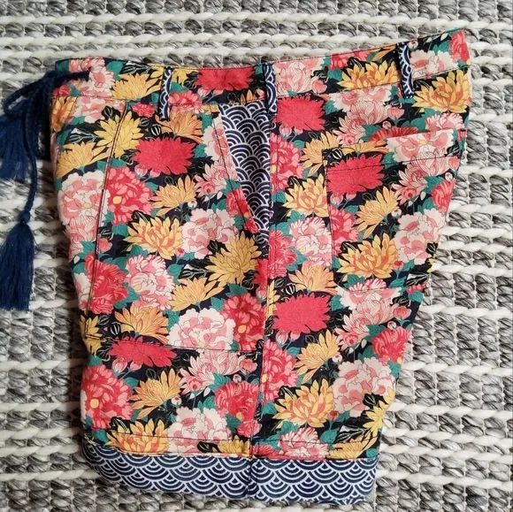 Sundance Kalini Linen Blend Shorts Size S