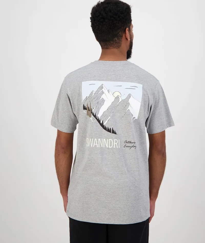 Swanndri Men's The Alps Print Tee