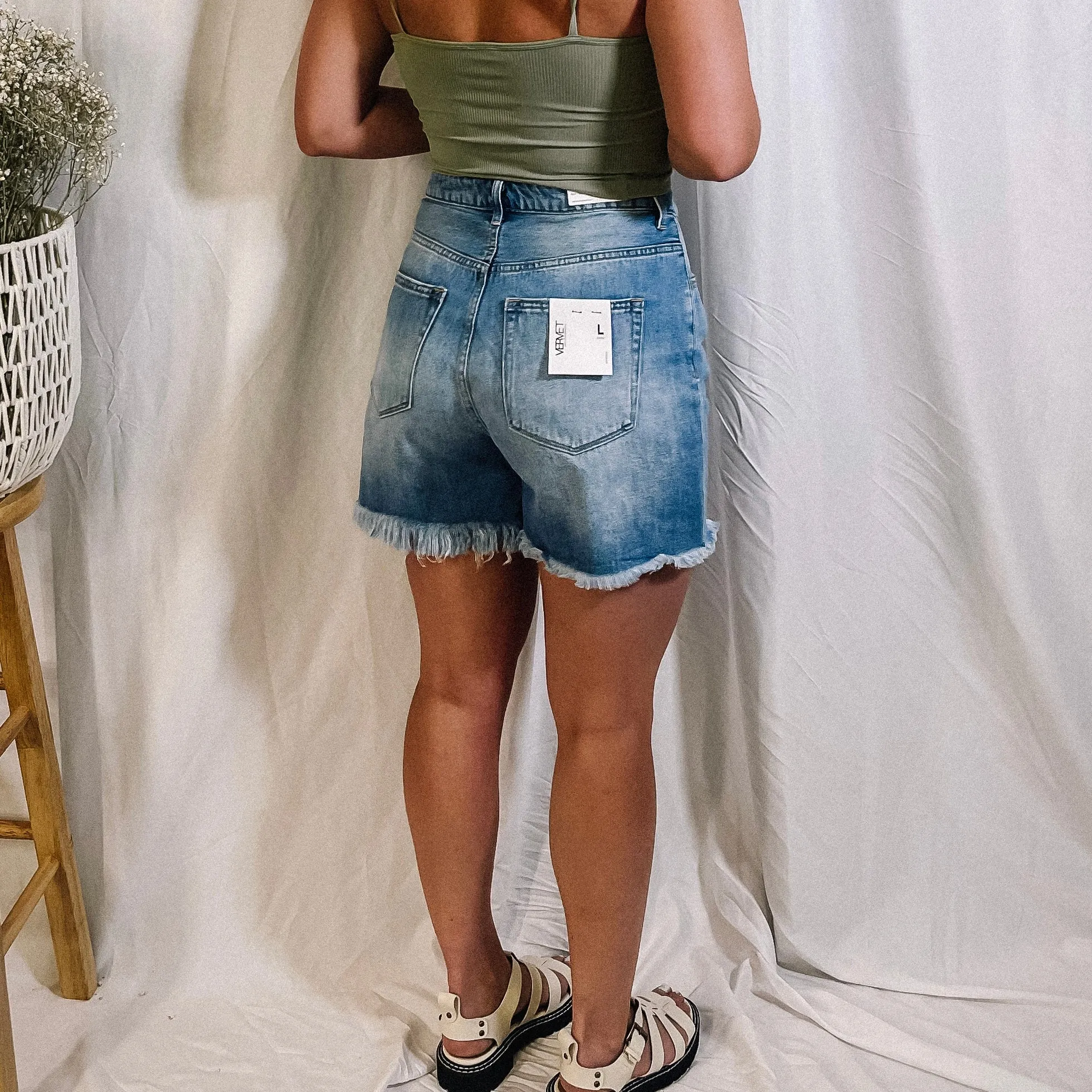 Sweet Summertime Denim Shorts - LAST ONE