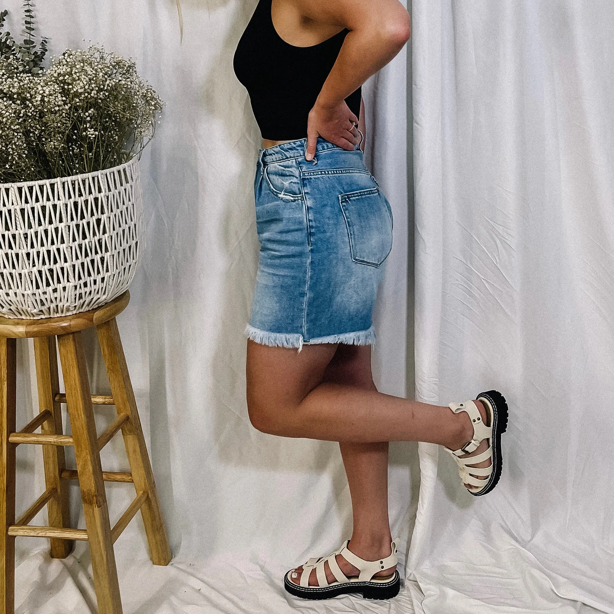 Sweet Summertime Denim Shorts - LAST ONE