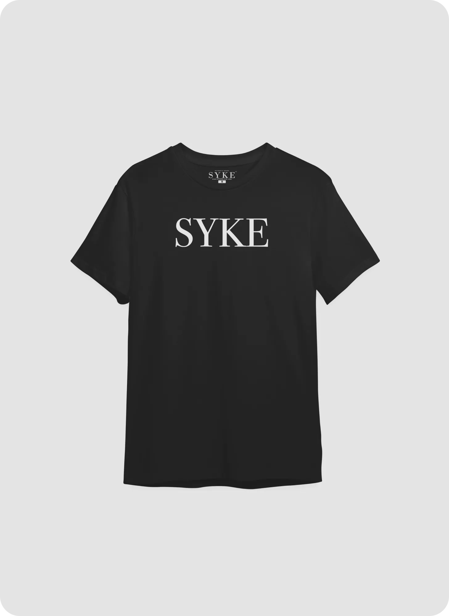 SYKE Space Youth Black T-Shirt