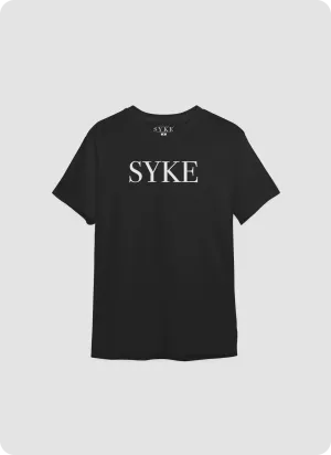 SYKE Space Youth Black T-Shirt