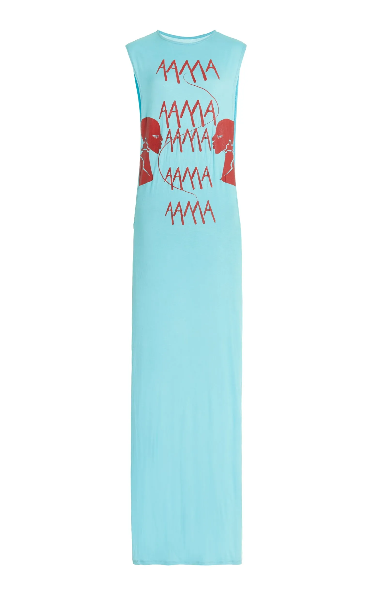 T-Shirt Red Silhouette Dress