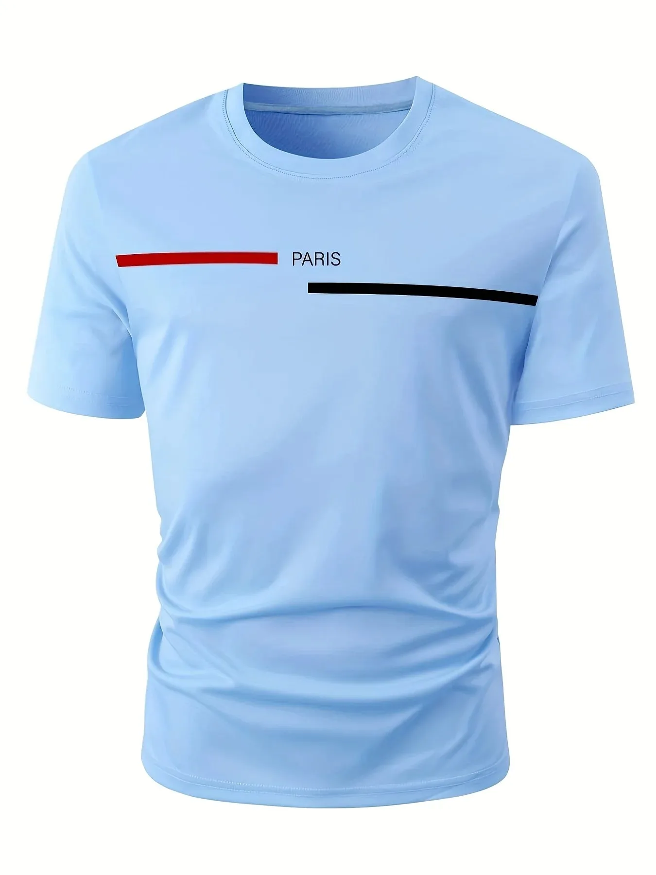 T-shirt été 2024 / Men's Summer Loose Fit  100 Cotton Printed T-shirt Tops