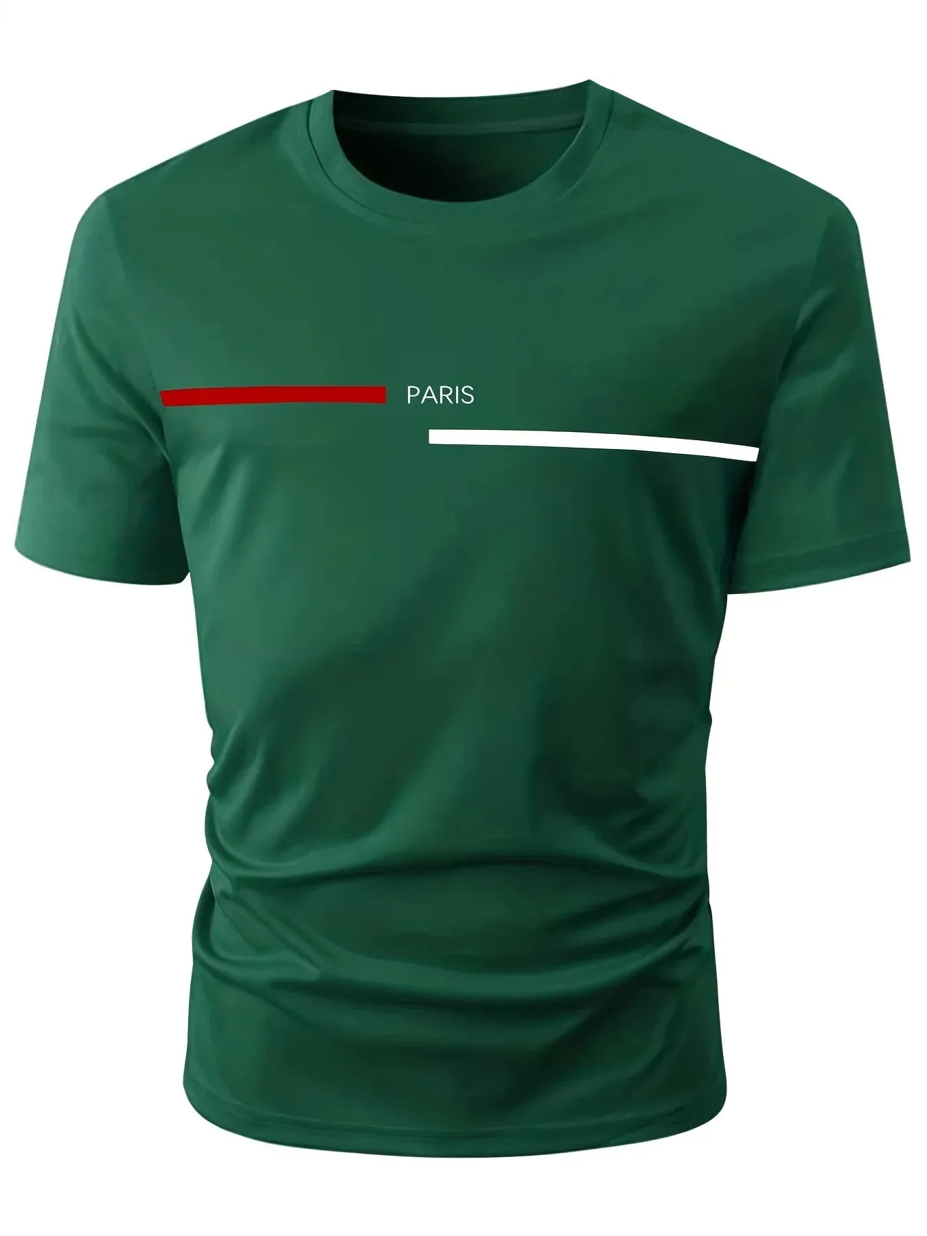 T-shirt été 2024 / Men's Summer Loose Fit  100 Cotton Printed T-shirt Tops