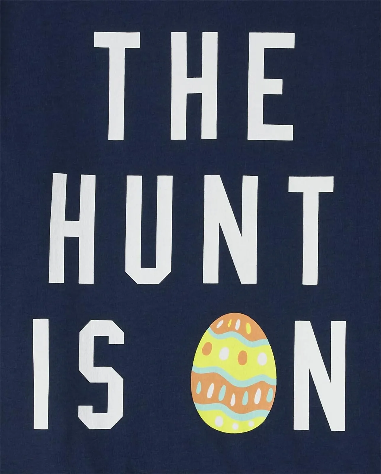 The Children's Place Boys Short Sleeve Graphic T-Shirt Easter Hunt is on Blue XL