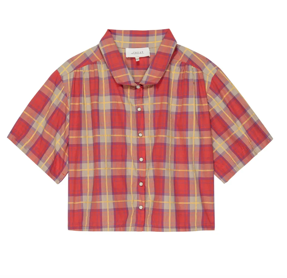 The Cruise Top, Lake House Plaid